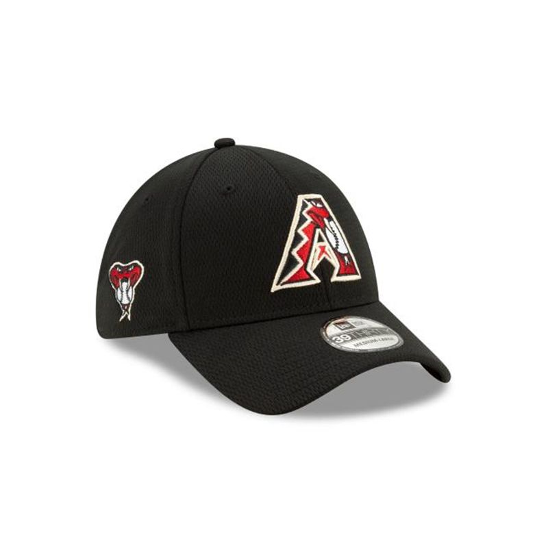 MLB Arizona Diamondbacks Batting Practice 39Thirty Stretch Fit (GZO5253) - Black New Era Caps